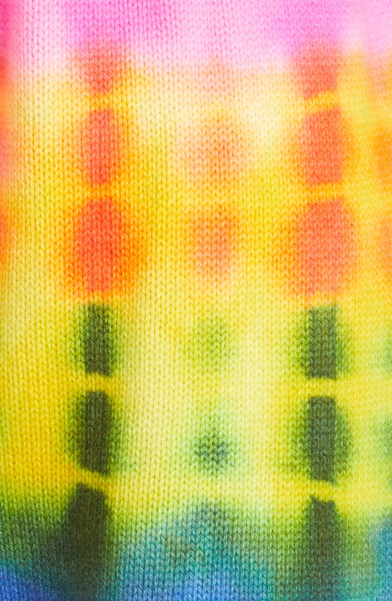 The Elder Statesman Half Light Tie Dye Cashmere Shorts, Alternate, color,