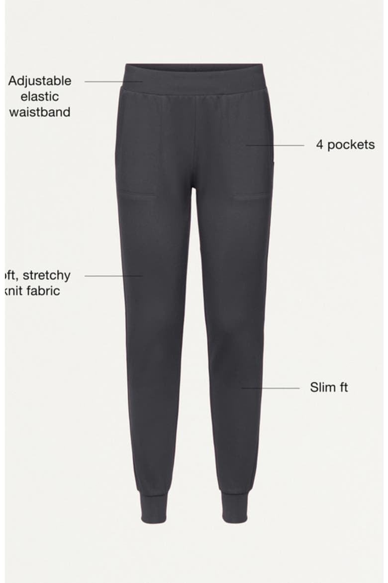 UltraLAST Essential Performance Women's 6-Pocket Scrub Set, Alternate, color, Pewter