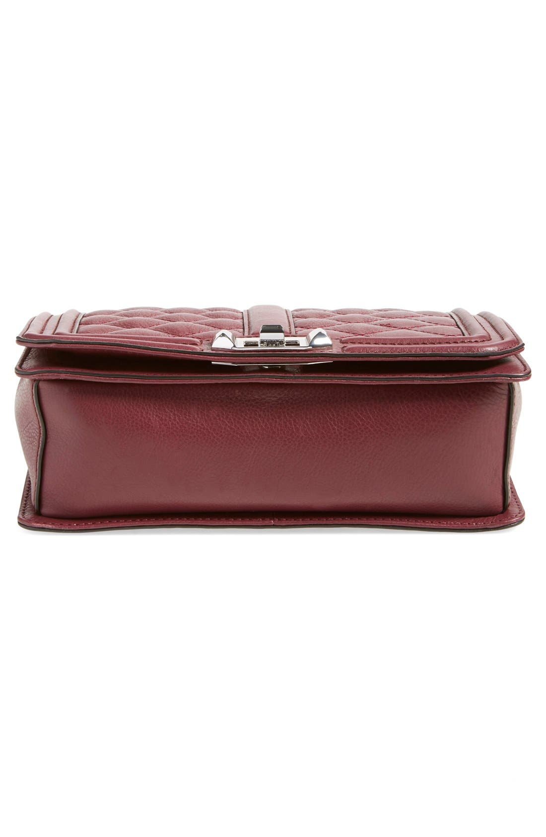 Love Leather Crossbody Bag, Alternate, color, PORT
