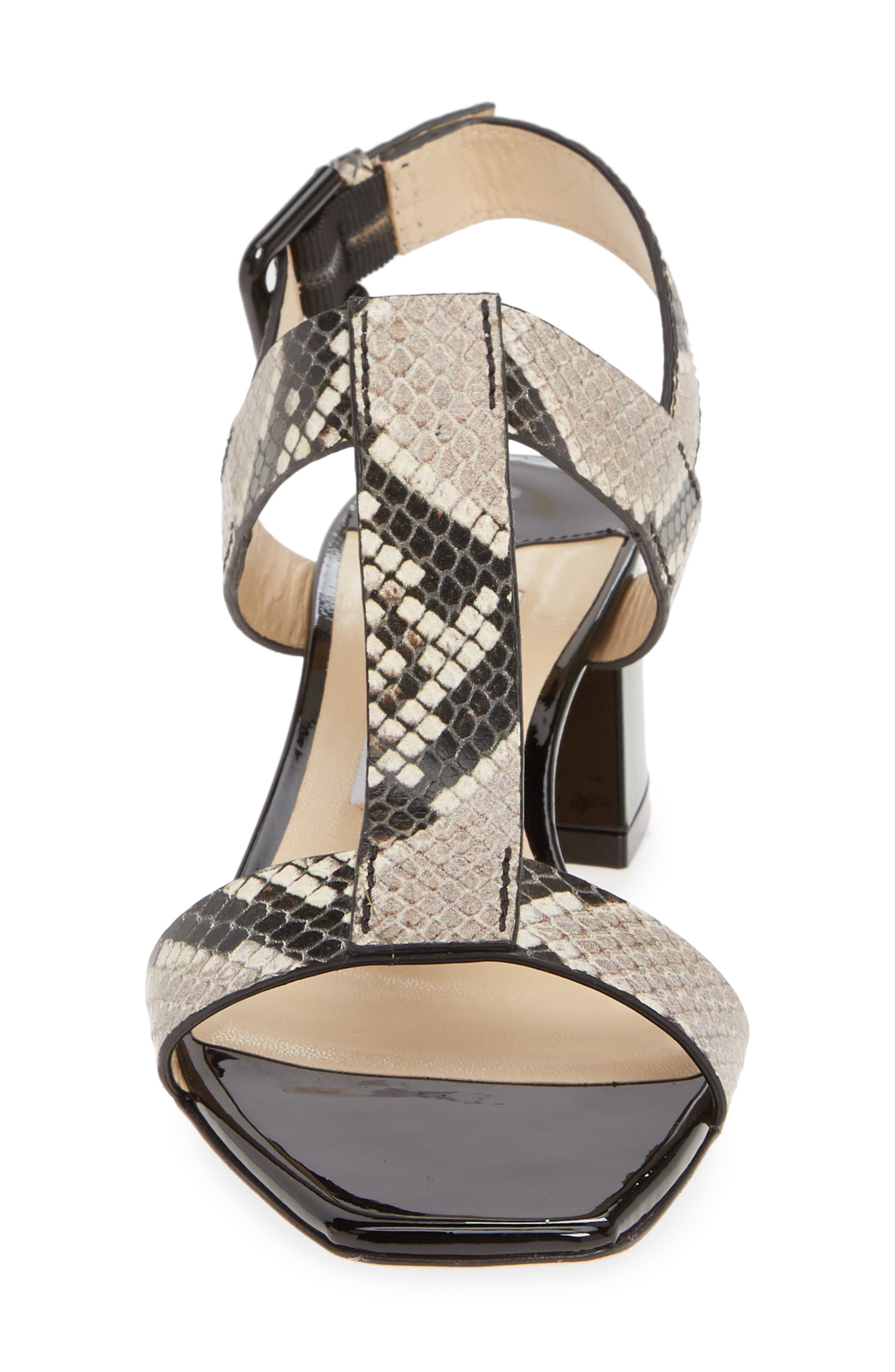 Jimmy Choo Jin Snakeskin Print Sandal, Alternate, color, 
