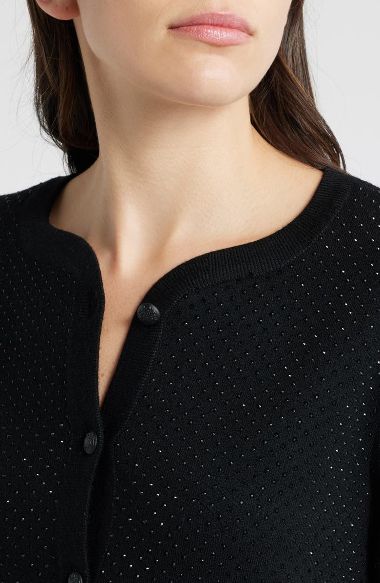 KOBI HALPERIN Lois Cardigan, Alternate, color, Black