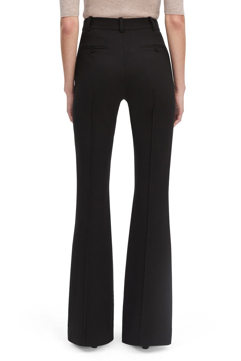 Seamed Flare Pants, Alternate, color, BLACK