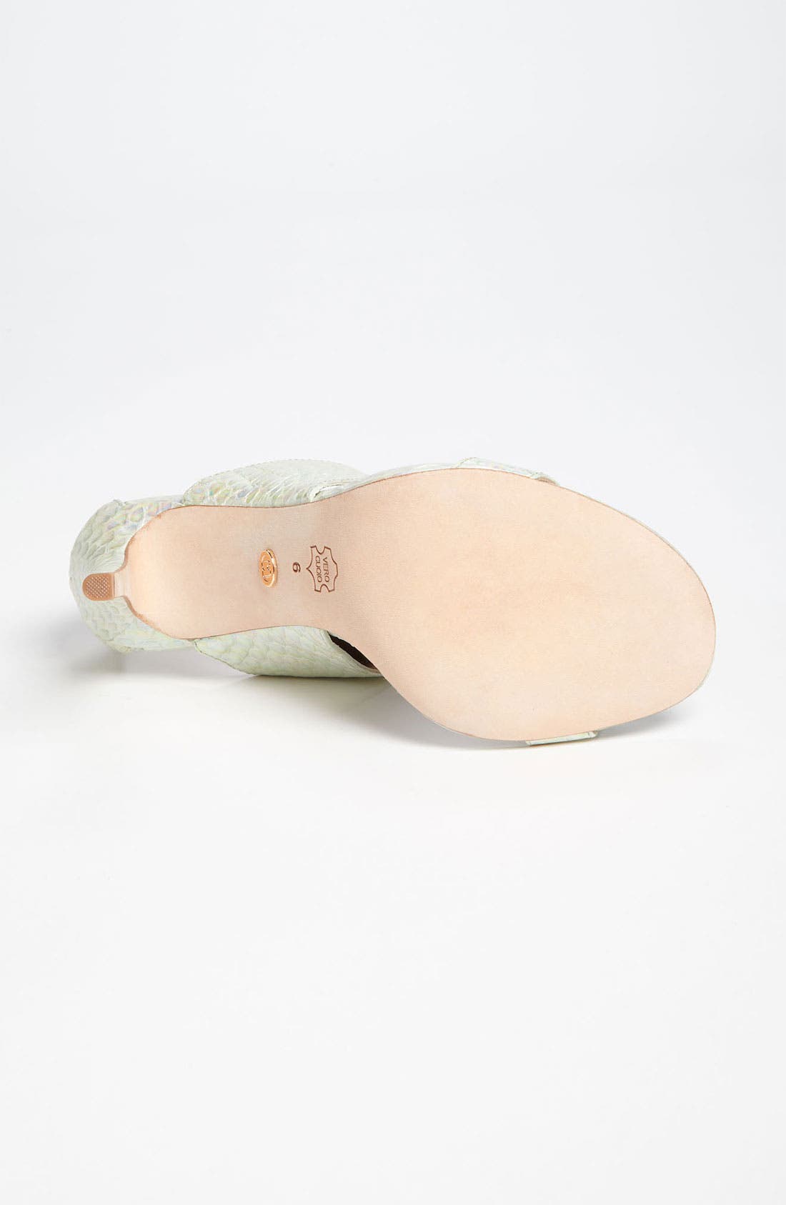 Charles David 'Icon' Sandal, Alternate, color, MINT IRIDESCENT SNAKE