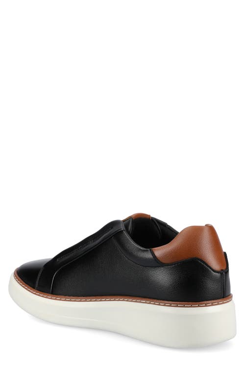 Vance Co. Vance Co Forbes Luxe Low Top Sneaker In Black