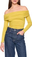 Susana Monaco Off the Shoulder Poet Top