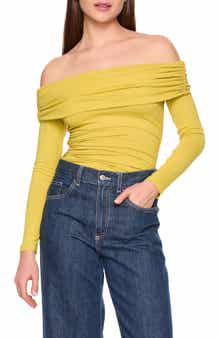 Susana Monaco Off the Shoulder Poet Top