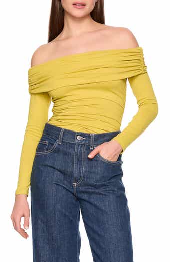 Susana Monaco Off the Shoulder Poet Top