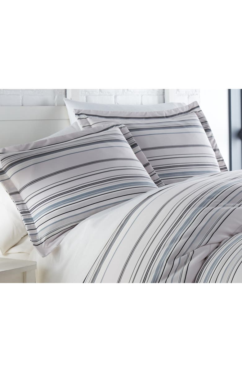 SOUTHSHORE FINE LINENS Full/Queen Luxury Collection Premium Oversized Duvet Cover Set - Blue, Alternate, color, Grey