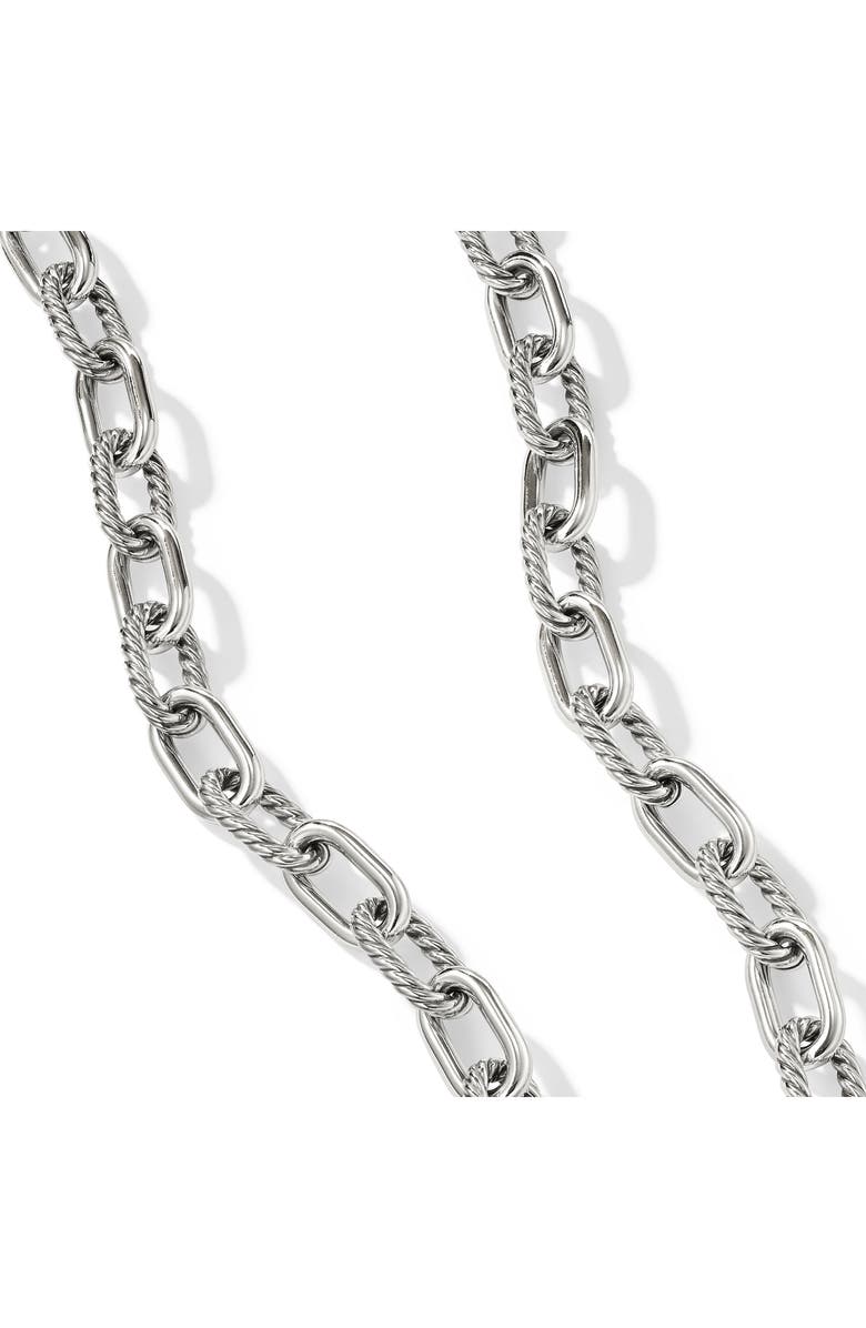 David Yurman DY Madison Chain Necklace in Silver with 18K Gold, 11mm, Alternate, color, 