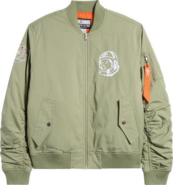 Thero Embroidered Twill Bomber Jacket