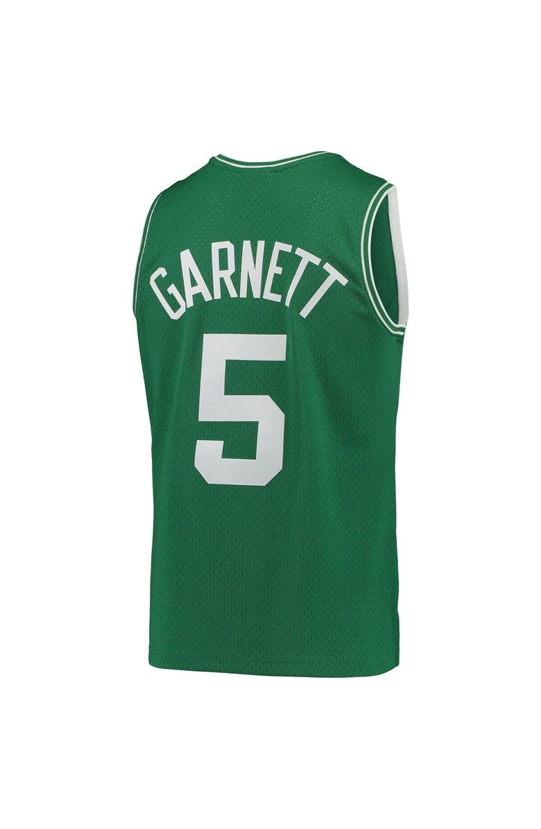 Mitchell & Ness Men's Mitchell & Ness Kevin Garnett Kelly Green Boston Celtics Hardwood Classics Swingman Jersey, Alternate, color, 