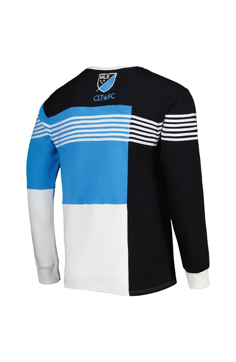 GRUNGY GENTLEMAN Men's Black Charlotte FC Logo Pullover Sweatshirt, Alternate, color, Black