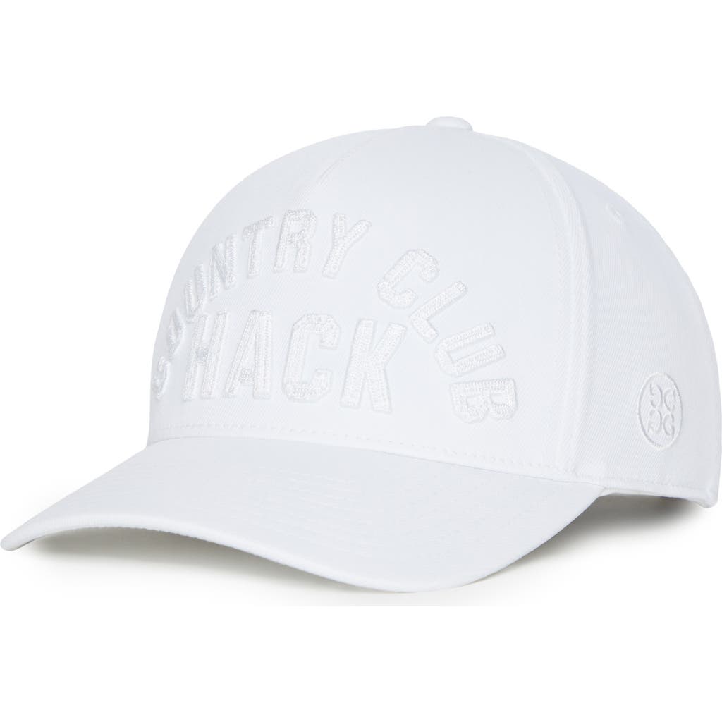 G/fore Country Club Hack Baseball Cap In Snow