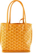 Pre-Owned Goyard Anjou Reversible Tote Coated Canvas Mini