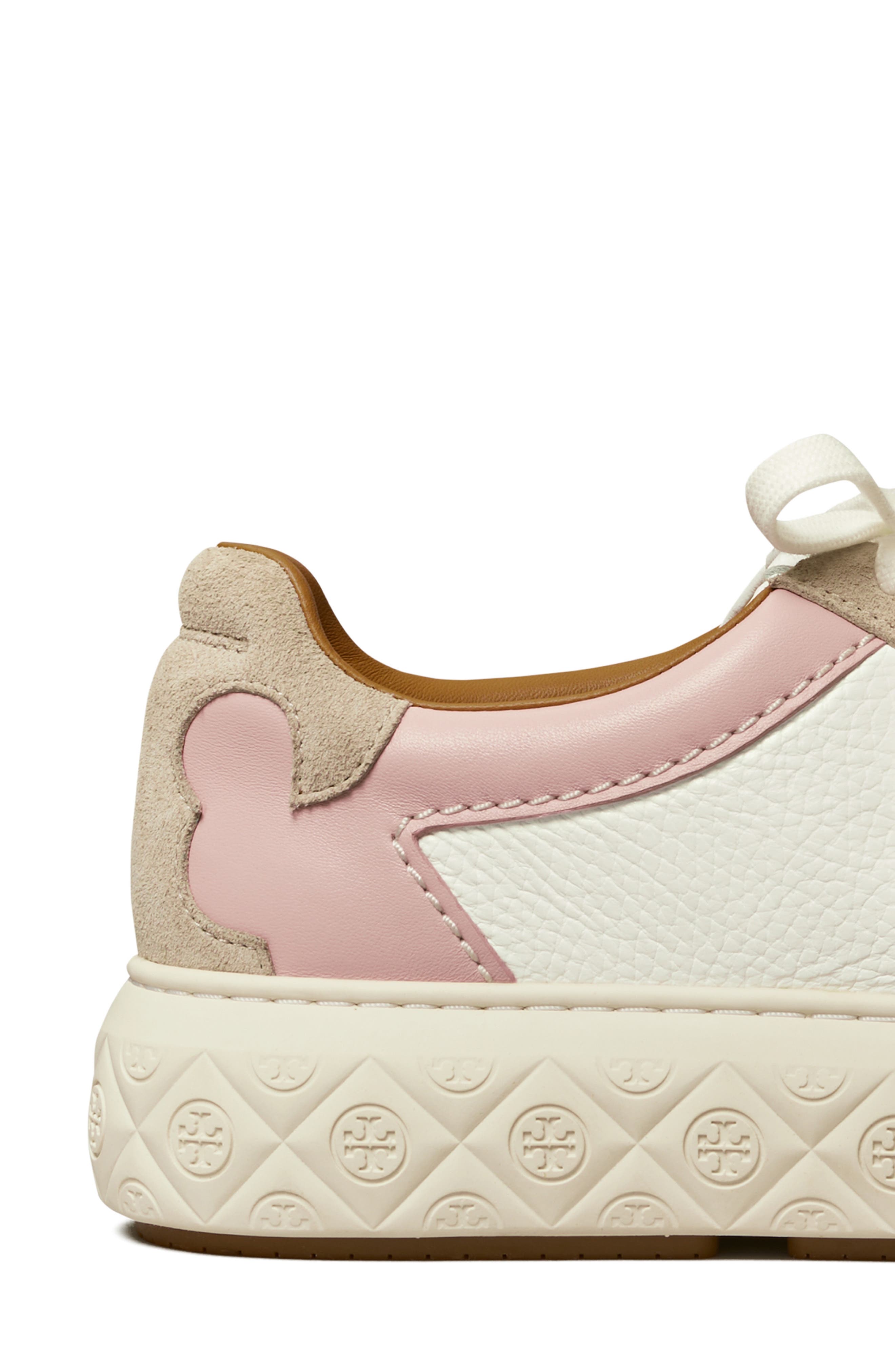 Tory Burch Ladybug Sneaker, Alternate, color, White / Rosa / Calcare
