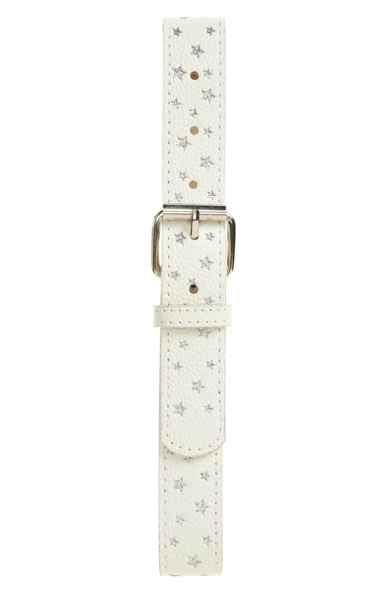 Ruby & Ry Kids' Glitter Star Belt, Main, color,