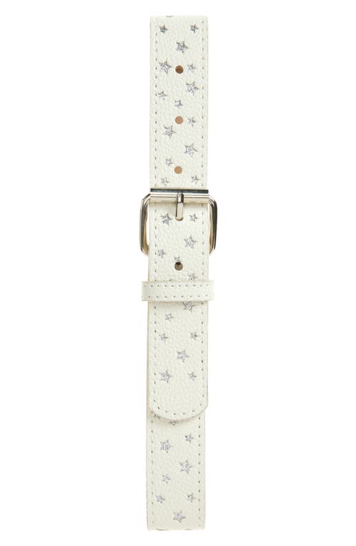 Ruby & Ry Kids' Glitter Star Belt in Rhodium  product