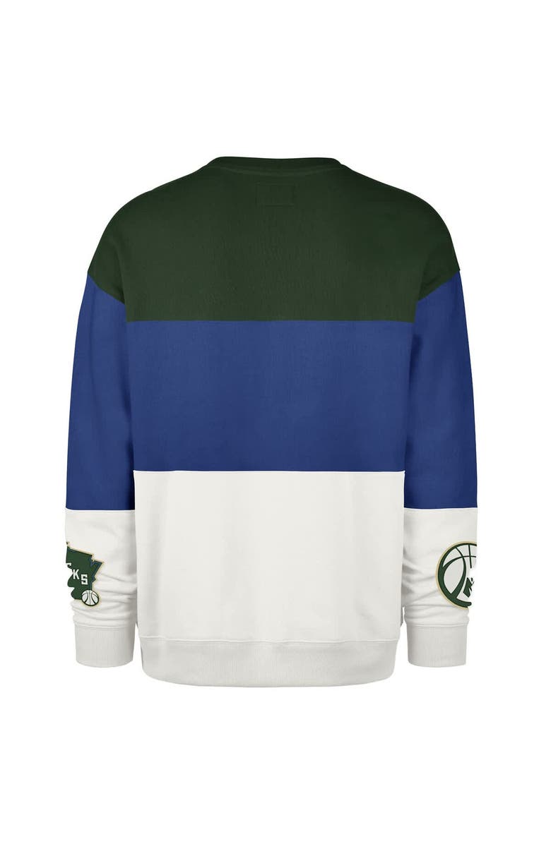 '47 Unisex '47 Royal Milwaukee Bucks 2024/25 City Edition On Five Maximalist Pullover Sweatshirt, Alternate, color, 