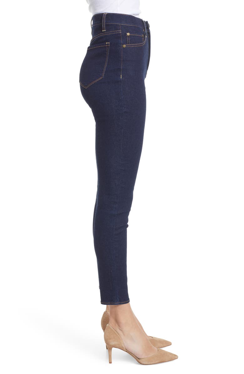 Tinsel High Waist Skinny Jeans, Alternate, color, 