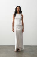 NAKED CASHMERE ADERYN SILK SKIRT