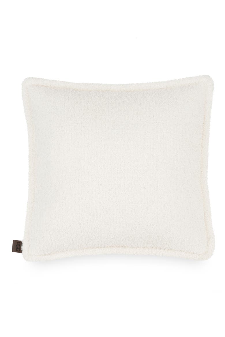 Ana Fuzzy Pillow, Main, color, SNOW