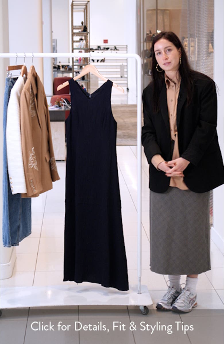 Fluid A-Line Midi Dress, sales video thumbnail