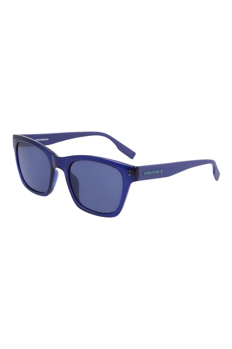 53mm Rectangular Sunglasses, Alternate, color, CRYSTAL MIDNIGHT NAVY