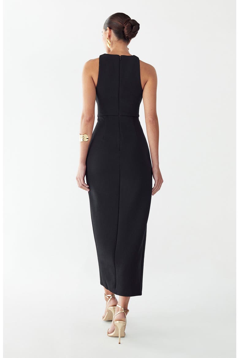 Soraye Midi Dress, Alternate, color, Black