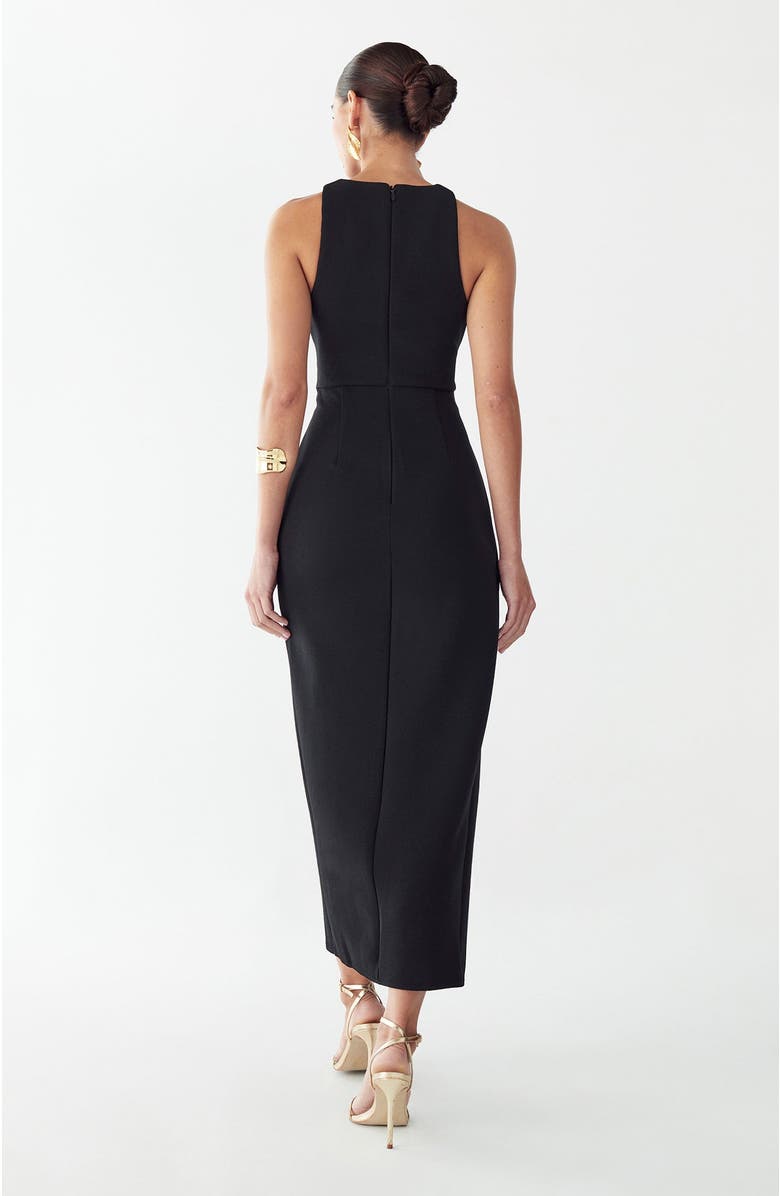 BWLDR Soraye Midi Dress, Alternate, color, Black