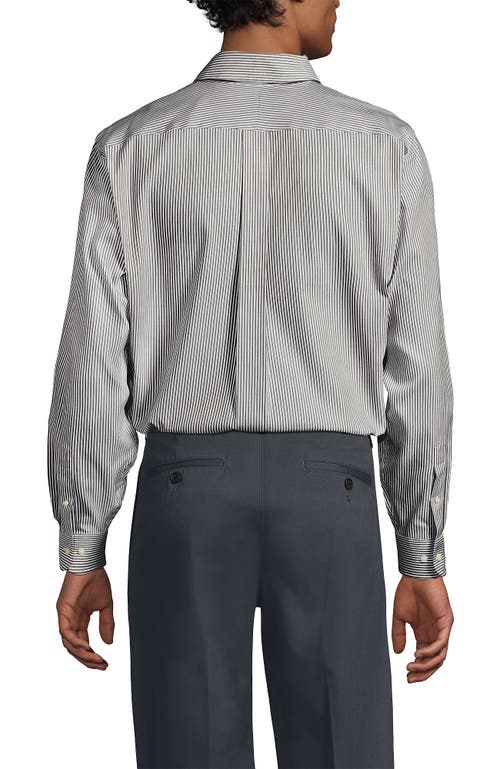 Lands' End Traditional Fit Solid No Iron Supima Pinpoint Buttondown Collar Dress Shirt In Multi