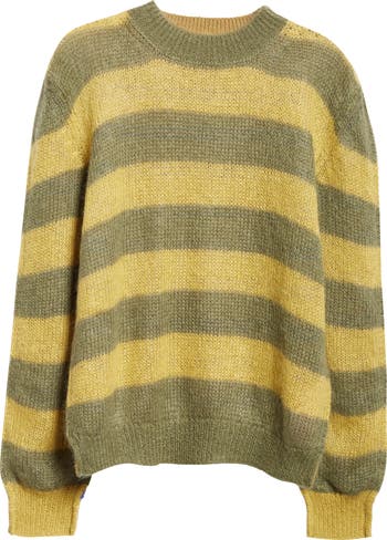 トップス MARNI Shetland Wool Crewneck Knit Marni Men's' Shetland Wool Logo Sweater in Black | LN-CC®