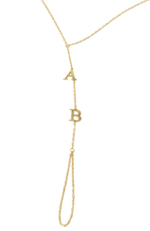 Custom Initial Hand Chain