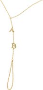 THE SIS KISS Custom Initial Hand Chain
