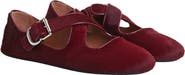 Alaïa Crisscross Genuine Calf Hair Ballerina Flat
