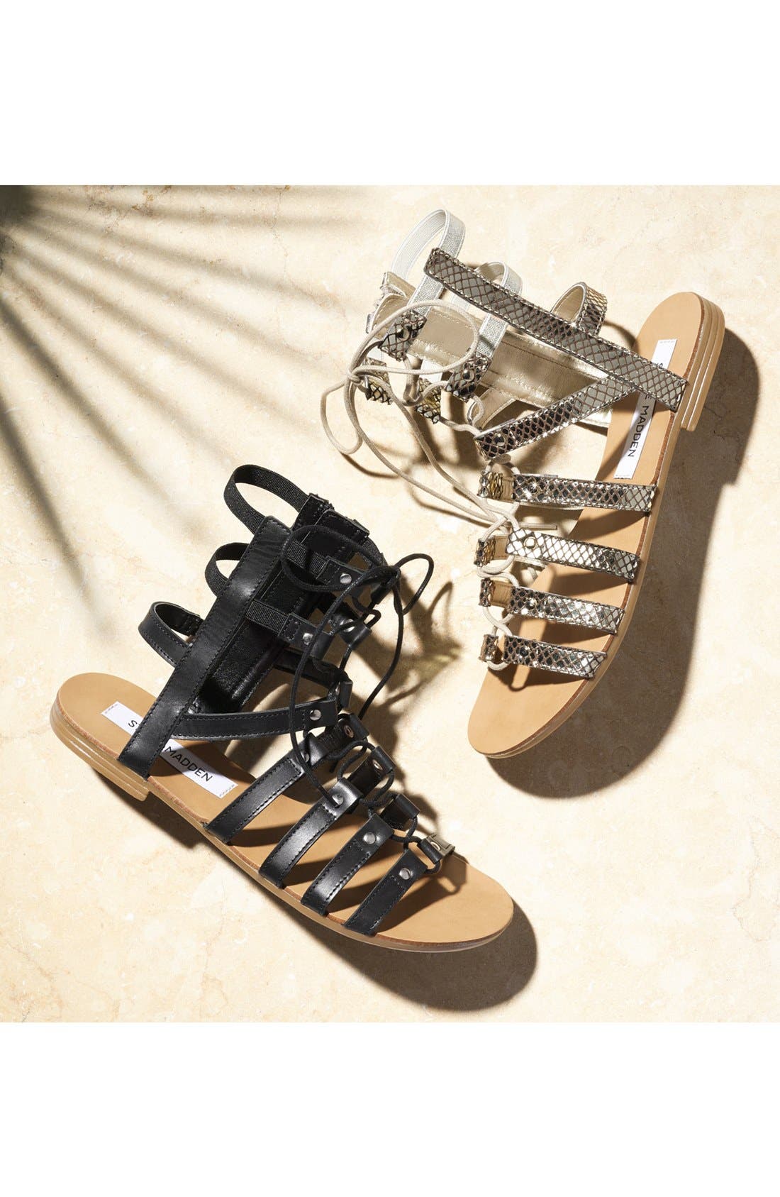 Steve Madden 'Sparra' Gladiator Sandal, Alternate, color, 