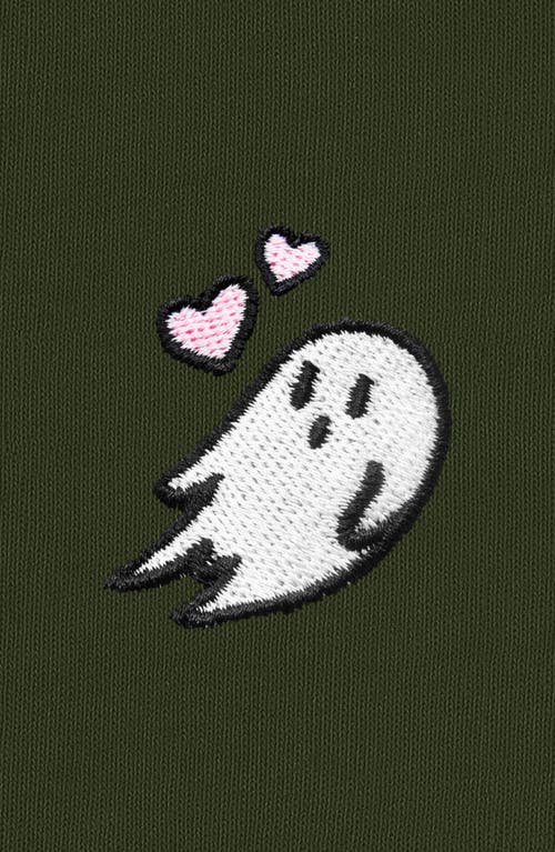 DALIX DALIX HEARTLY GHOST FLEECE ZIP HOODIE
