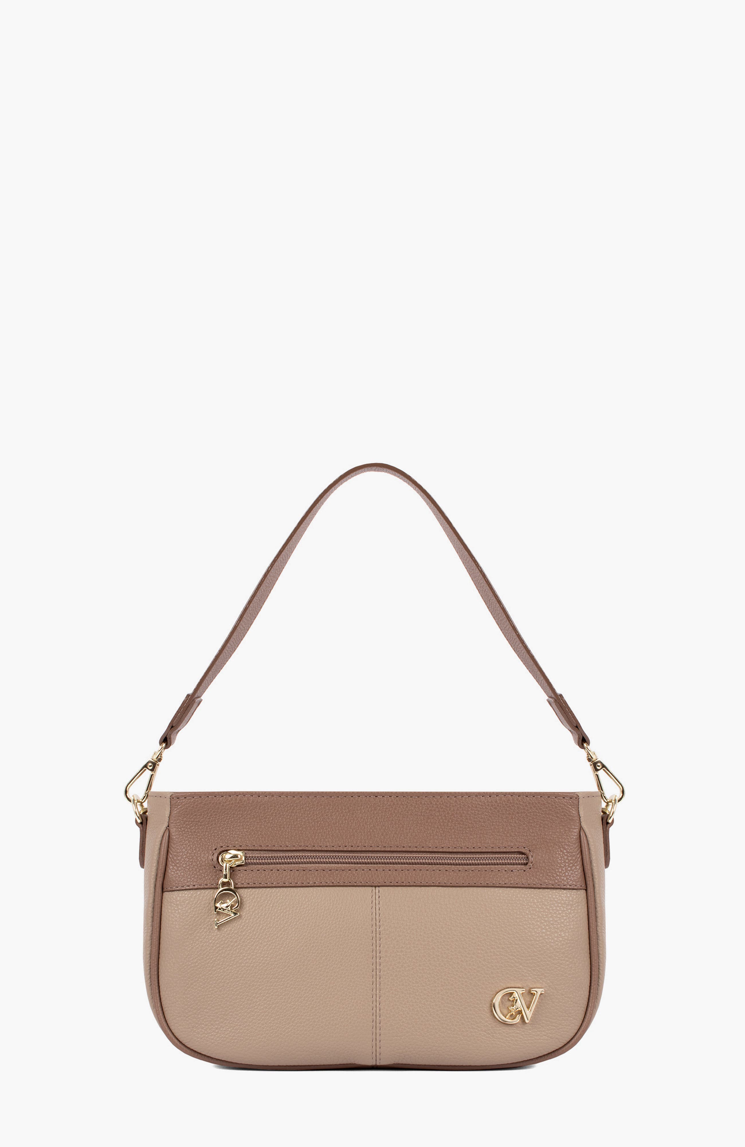Signature CV By Cavalinho Leather Handbag 615, Main, color, Sand / Beige