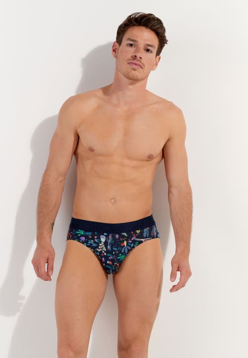 Hom Cactée Mini Briefs In Multico Print