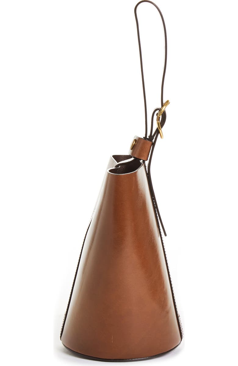 TRADEMARK Small Leather Bucket Bag, Alternate, color,