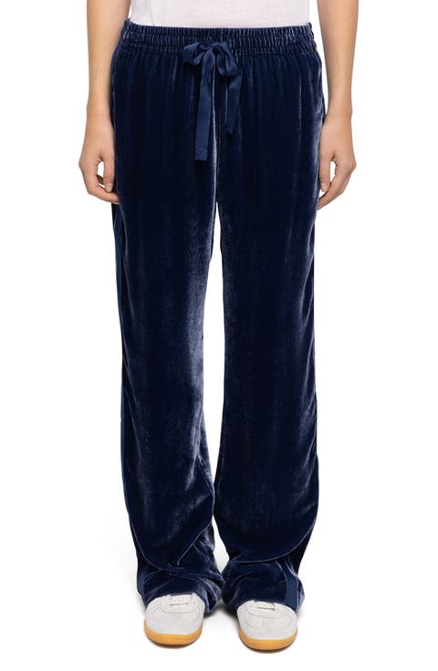 Poma Velvet Drawstring Pants