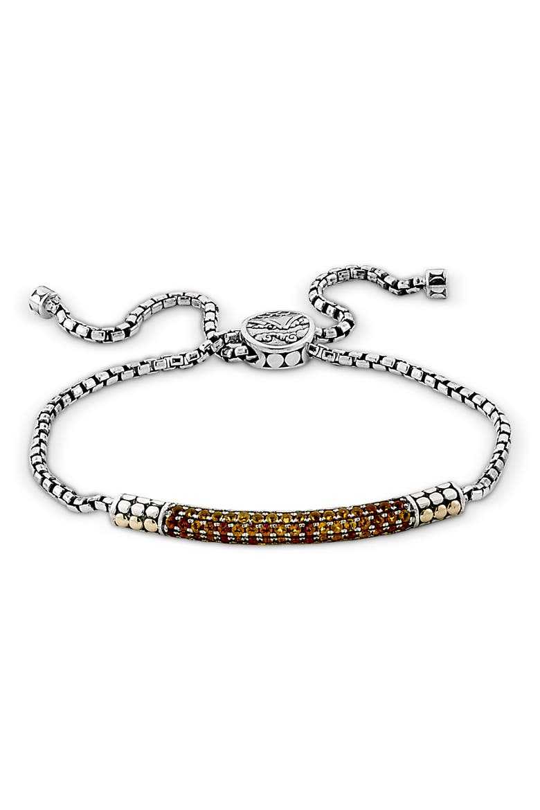 Pavé Bolo Bracelet, Alternate, color, YELLOW