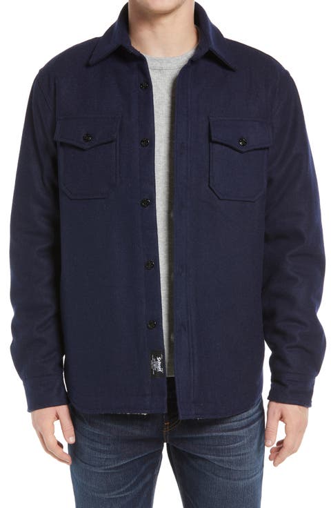Men's Wool Blend Shirt Jackets | Nordstrom