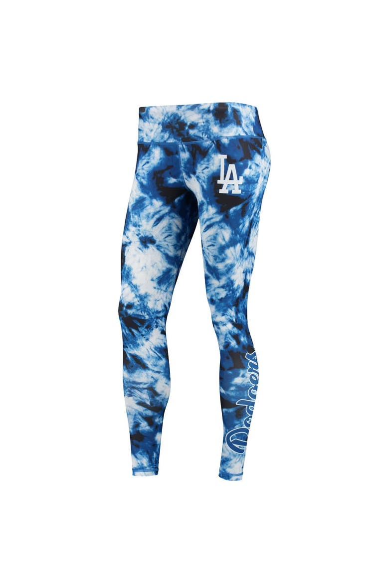 Women's FOCO Royal Los Angeles Dodgers Tie-Dye Leggings, Alternate, color, Royal