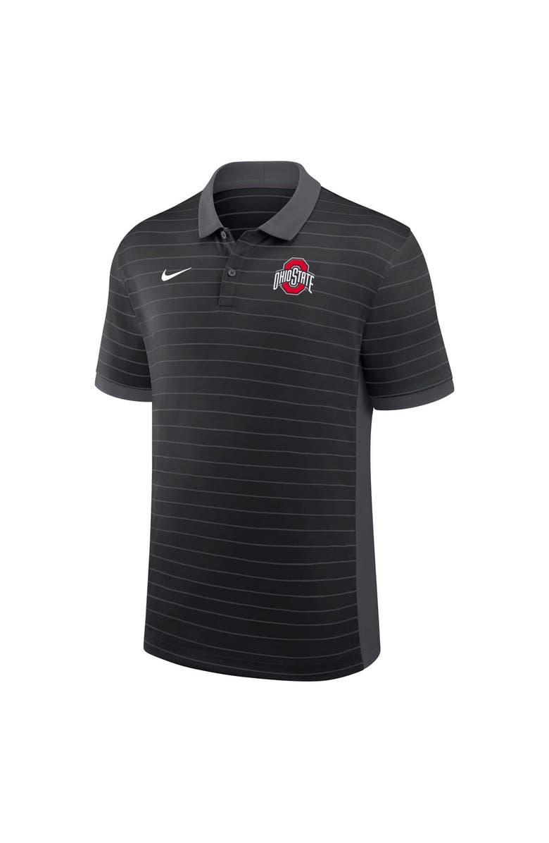 Nike Men's Nike Black Ohio State Buckeyes 2025 Early Season Coaches Sideline Victory Stripe Performance Polo, Alternate, color, Black