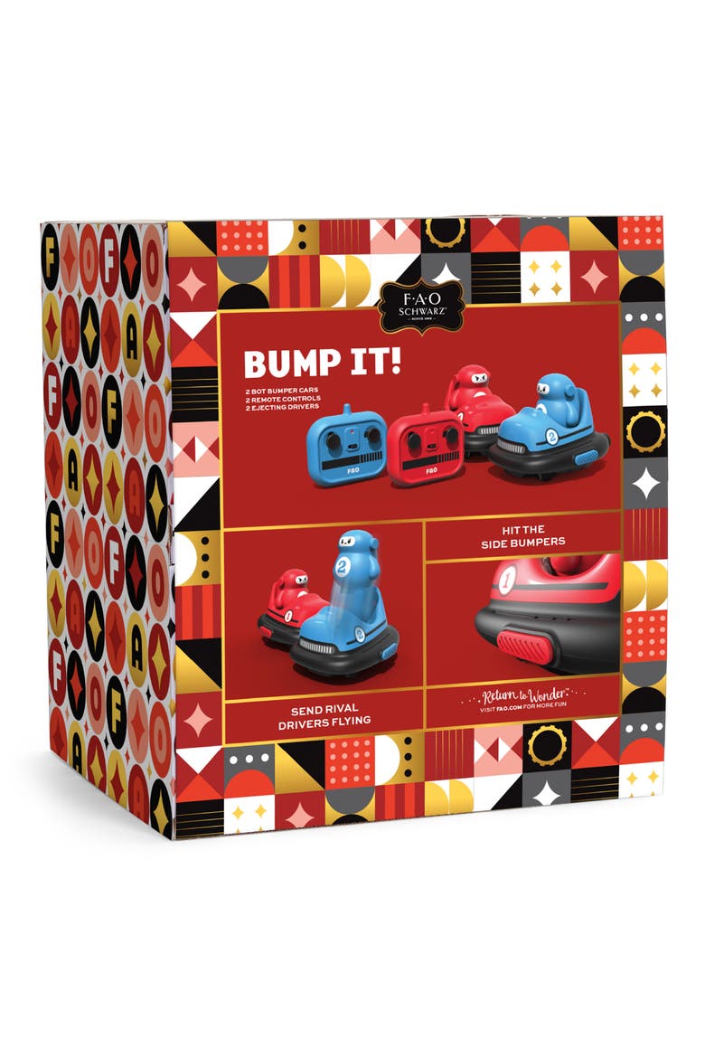 Radio Controlled Bumper Car Bots Toy, Alternate, color, BLUE/ RED
