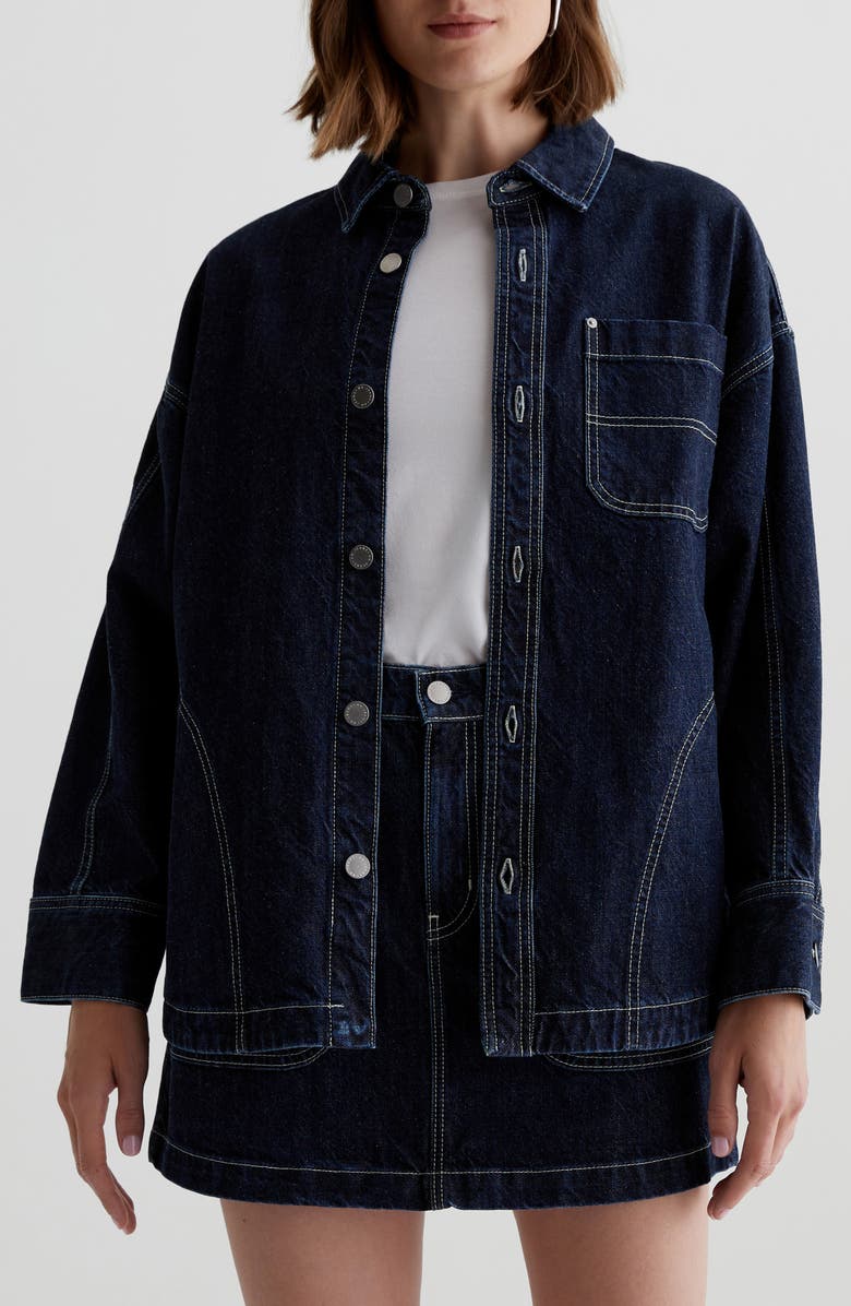 AG Lucien Denim Jacket, Main, color,
