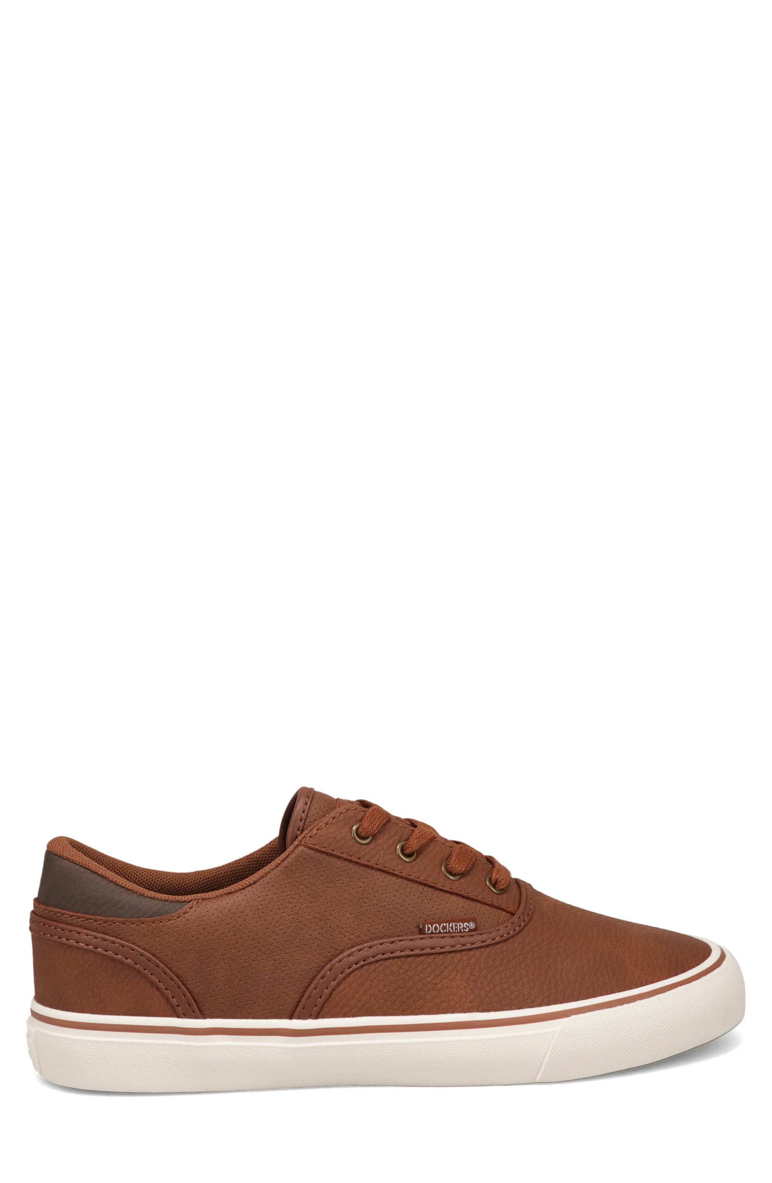 Dockers<sup>®</sup> Estes Wax Low Profile Lace Up Sneaker, Alternate, color, Tan/ Brown