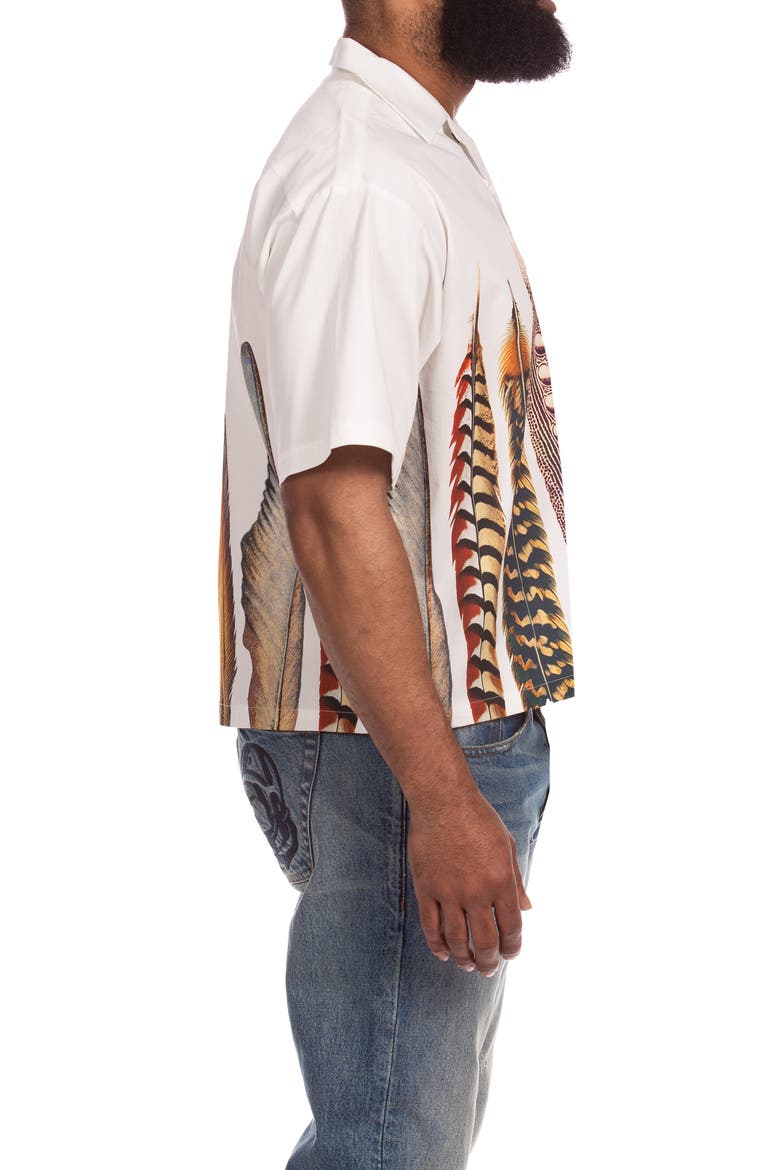 Flight Short Sleeve Woven Button-Up Shirt, Alternate, color, WHISPER WHITE