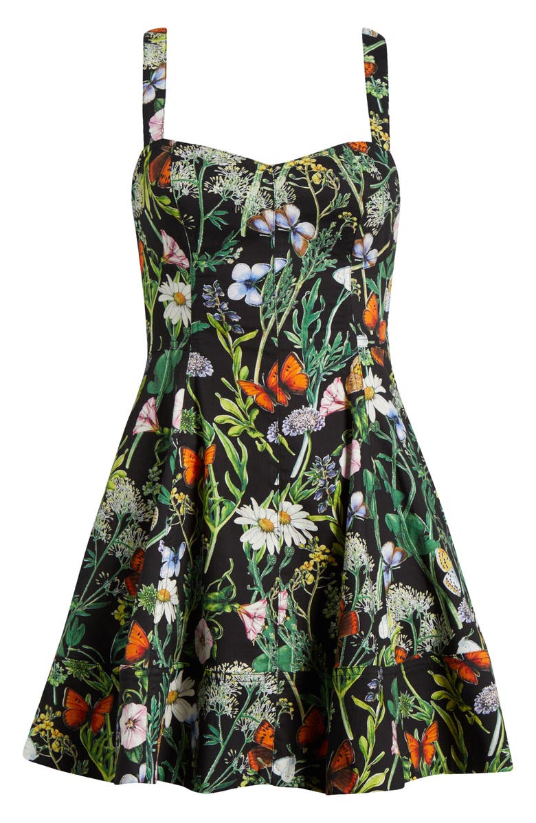 Avec Les Filles Sweetheart Fit & Flare Minidress, Alternate, color, 