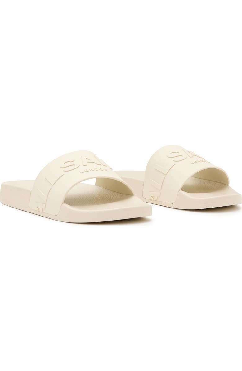 AllSaints Biggy Slide Sandal, Main, color, Chalk White